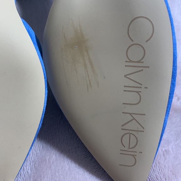 🆕NWOT Calvin Klein Womens Suede Ankle Strap Heels - Picture 9 of 14